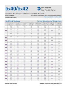 bus bx40|bx40 bus timetable mta.